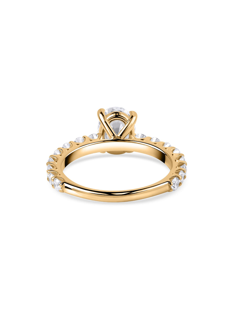 Classic Promise Lab Grown Diamond Solitaire Gold Ring