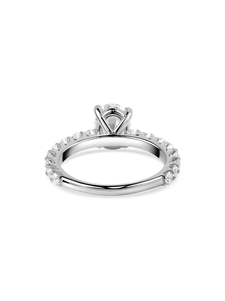 Classic Promise Lab Grown Diamond Solitaire Gold Ring
