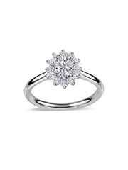 Blossom Shine Floral Lab Grown Diamond Gold Ring