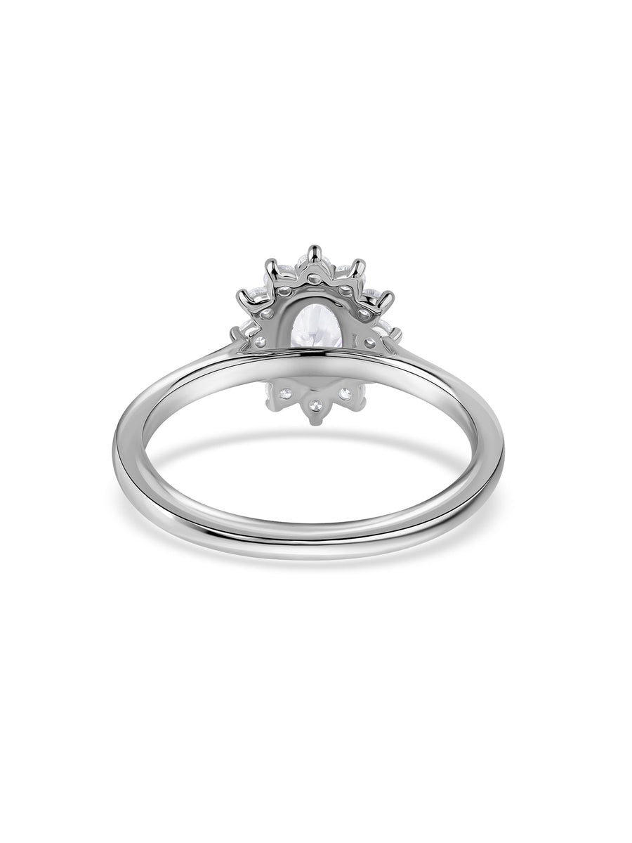 Blossom Shine Floral Lab Grown Diamond Gold Ring