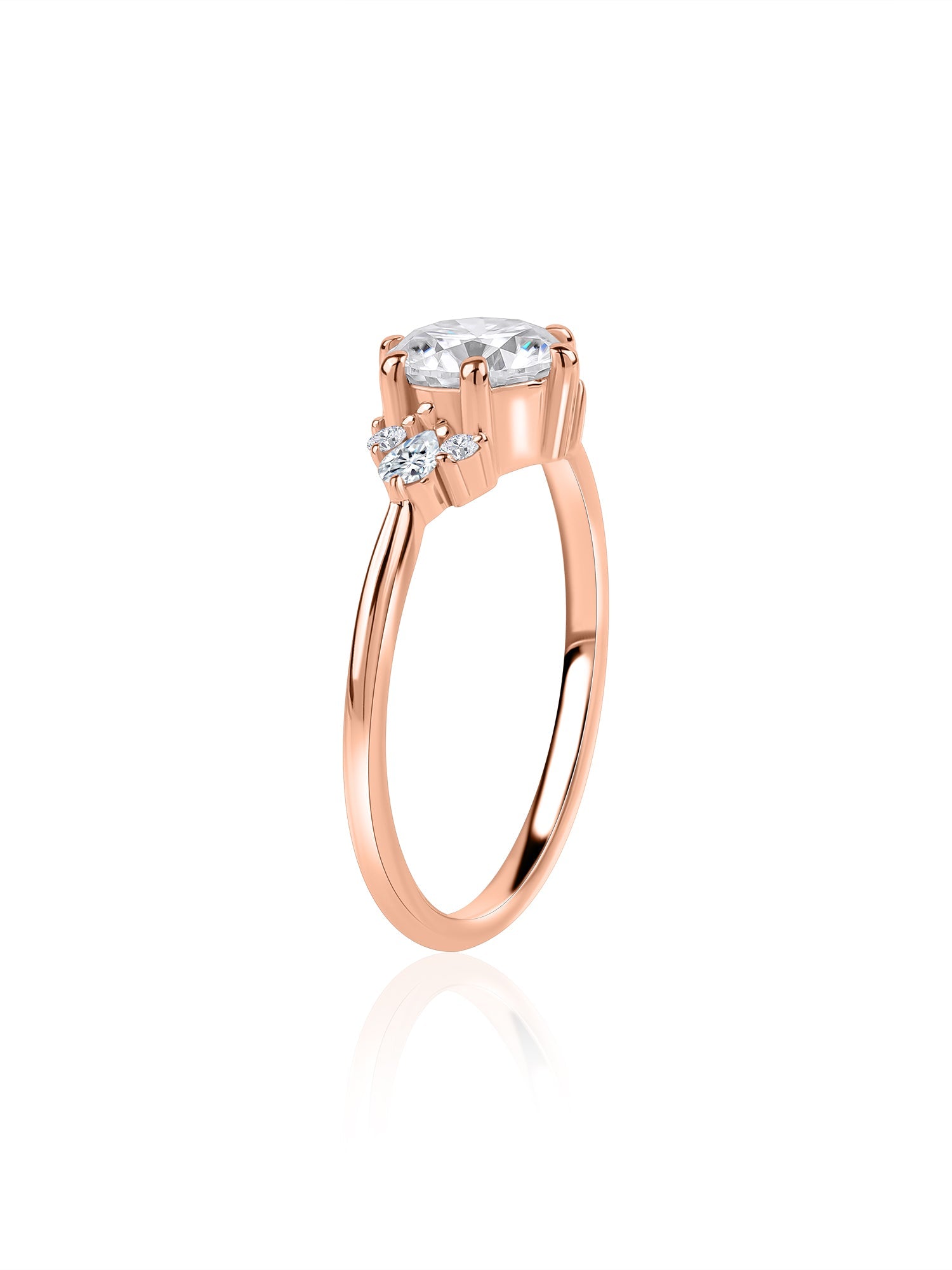Timeless Spark Solitaire Lab Grown Diamond Gold Ring