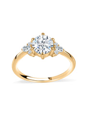 Timeless Spark Solitaire Lab Grown Diamond Gold Ring