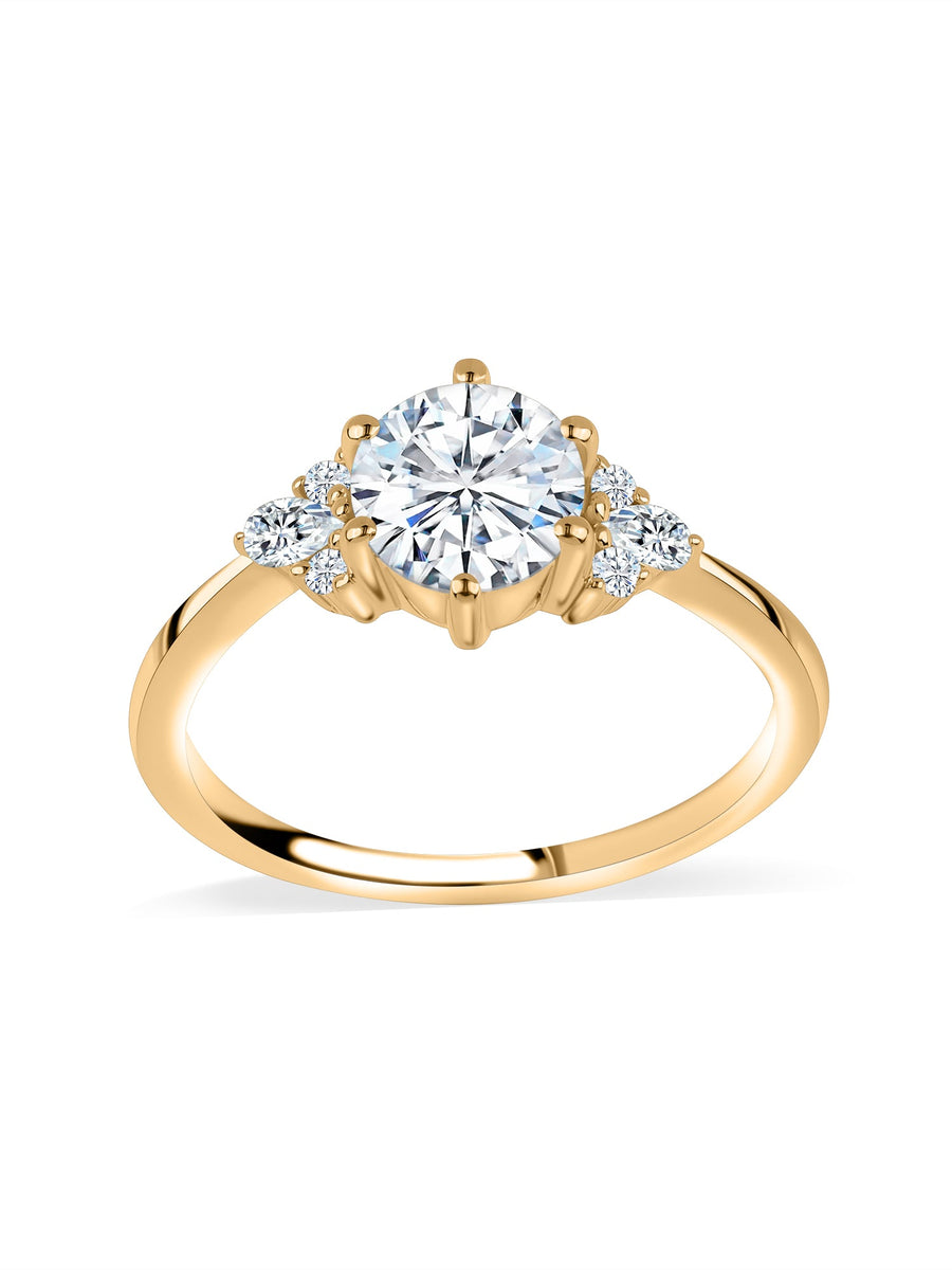 Timeless Spark Solitaire Lab Grown Diamond Gold Ring