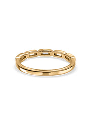 Golden Gleam Lab Grown Diamond Band Ring