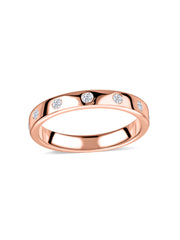 Pure Shine Bezel Lab Grown Diamond Gold Ring