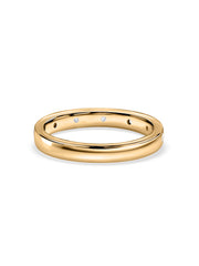 Pure Shine Bezel Lab Grown Diamond Gold Ring