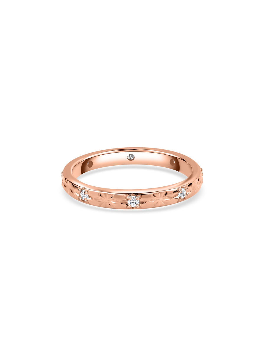 Whisper Shine Lab Grown Diamond Gold Band