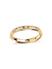Whisper Shine Lab Grown Diamond Gold Band