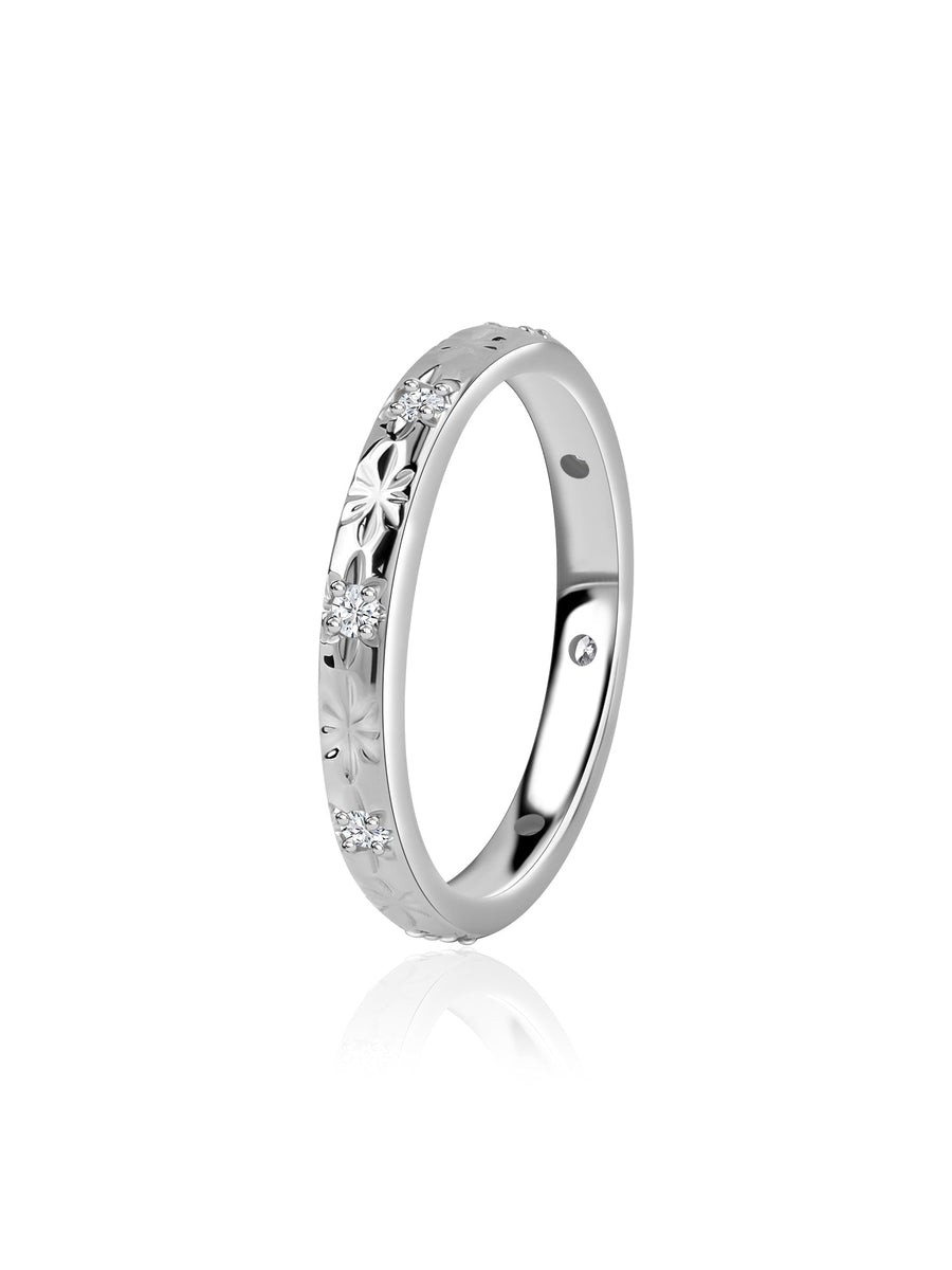 Whisper Shine Lab Grown Diamond Gold Band