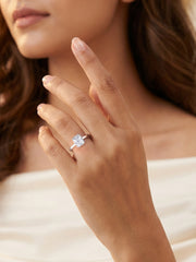 Classic Octagon Shine Silver Ring