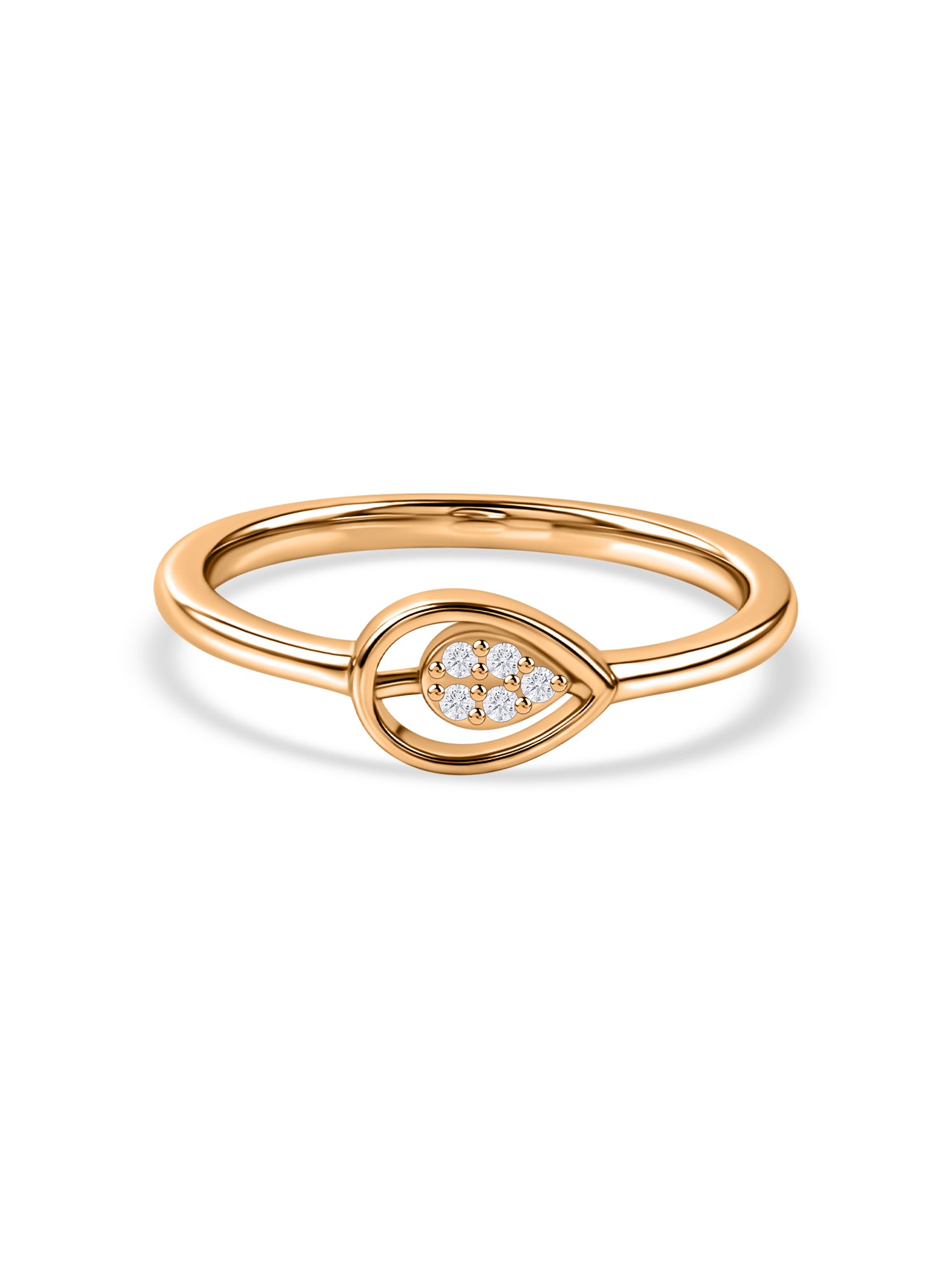 Oval Halo Lab Grown Diamond Vermeil Gold Ring