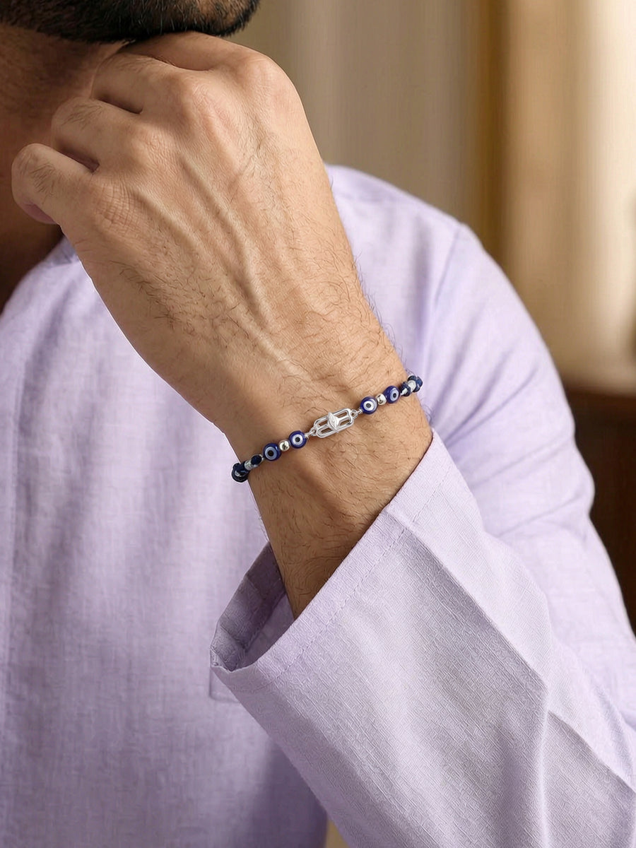 Mahadev Third Eye Silver Rakhi