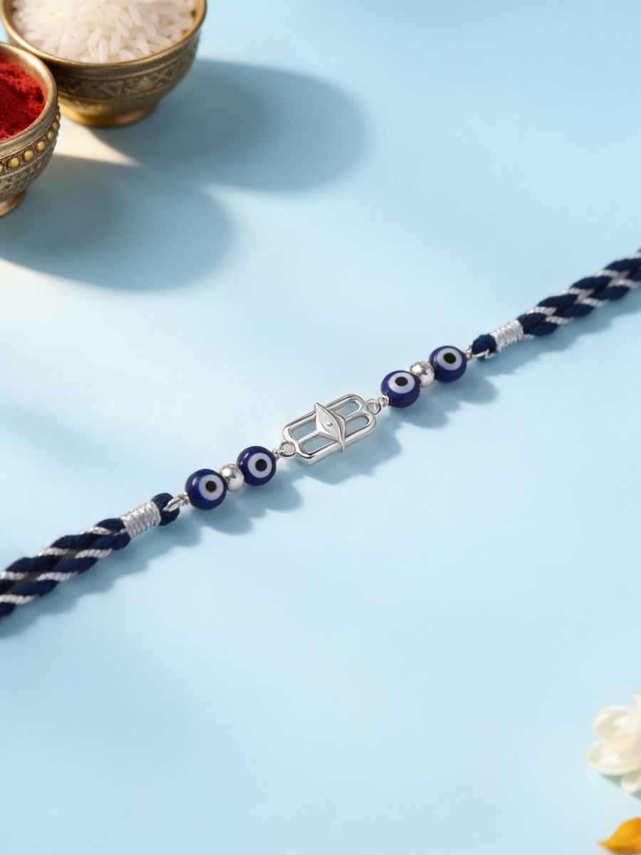 Mahadev Third Eye Silver Rakhi