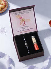 Evil Eye Silver Rakhi For Brother