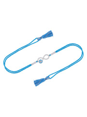 Evil Eye Infinity Silver Rakhi