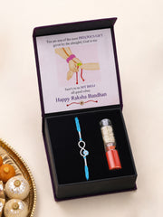 Evil Eye Infinity Silver Rakhi
