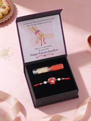 Shree Charan Blessings Silver Rakhi