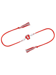 Shree Charan Blessings Silver Rakhi
