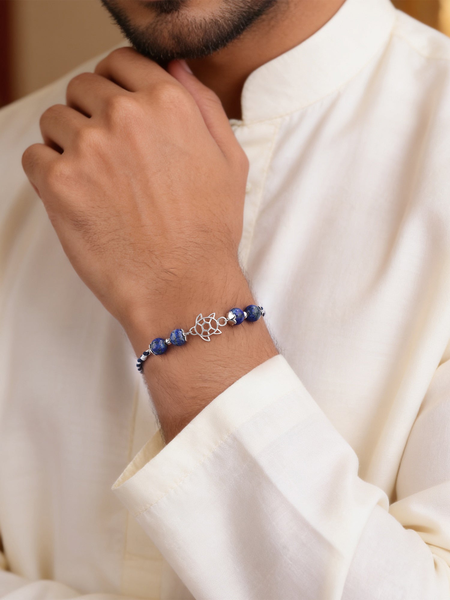 Blessings Silver Rakhi