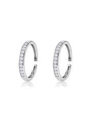 American Diamond Spark Adjustable Silver Toe Rings