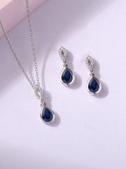 Sapphire Drop Set For Women