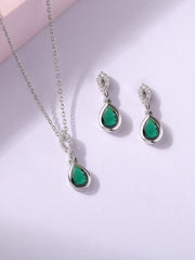 Emerald Drop Set For Women