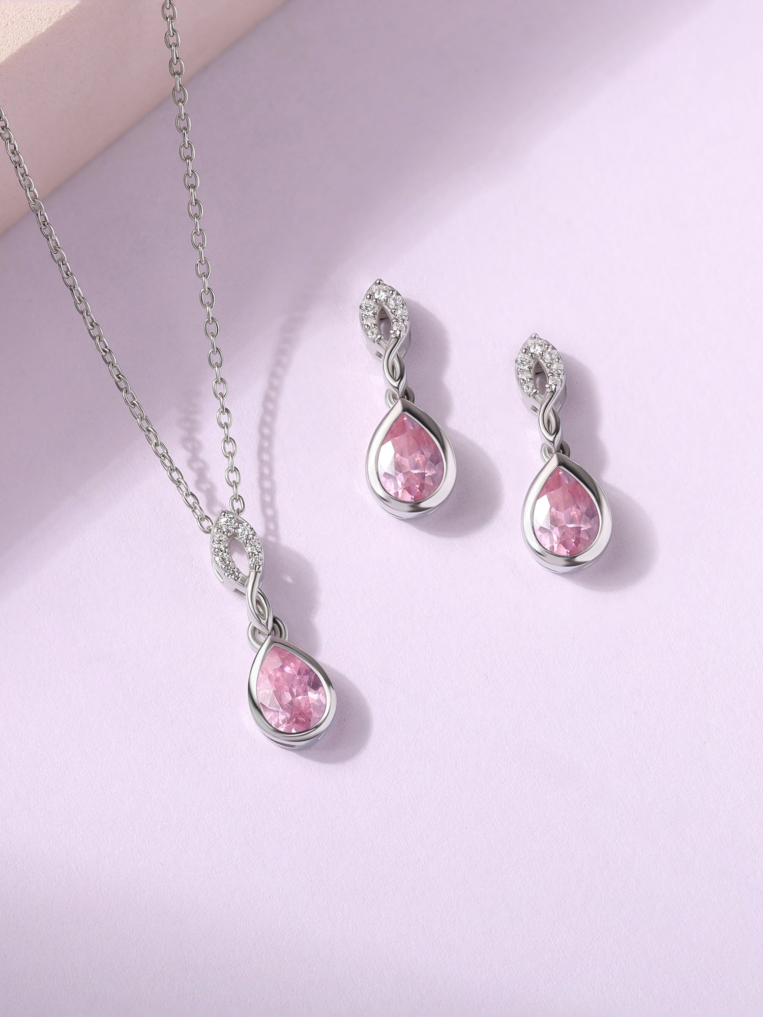 Pink Romance Drop Set For Women