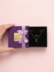 Valentine Lovestruck Heart Jewellery Gift Set