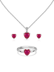 Valentine Lovestruck Heart Jewellery Gift Set