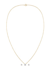 1 Ct. T.W. Holiday Radiance 9K Gold Gift Set