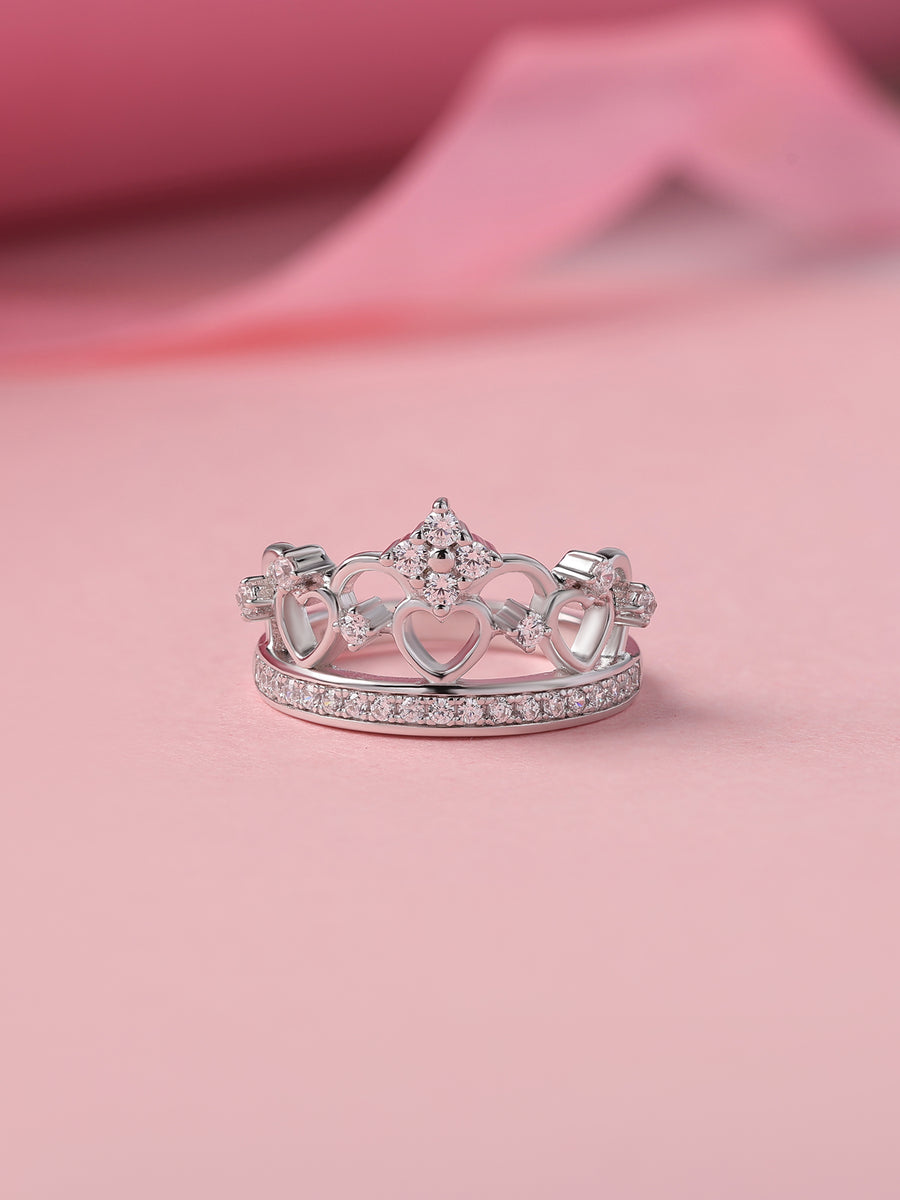 Shop Royal Tiara Crown Ring – Ornate Jewels