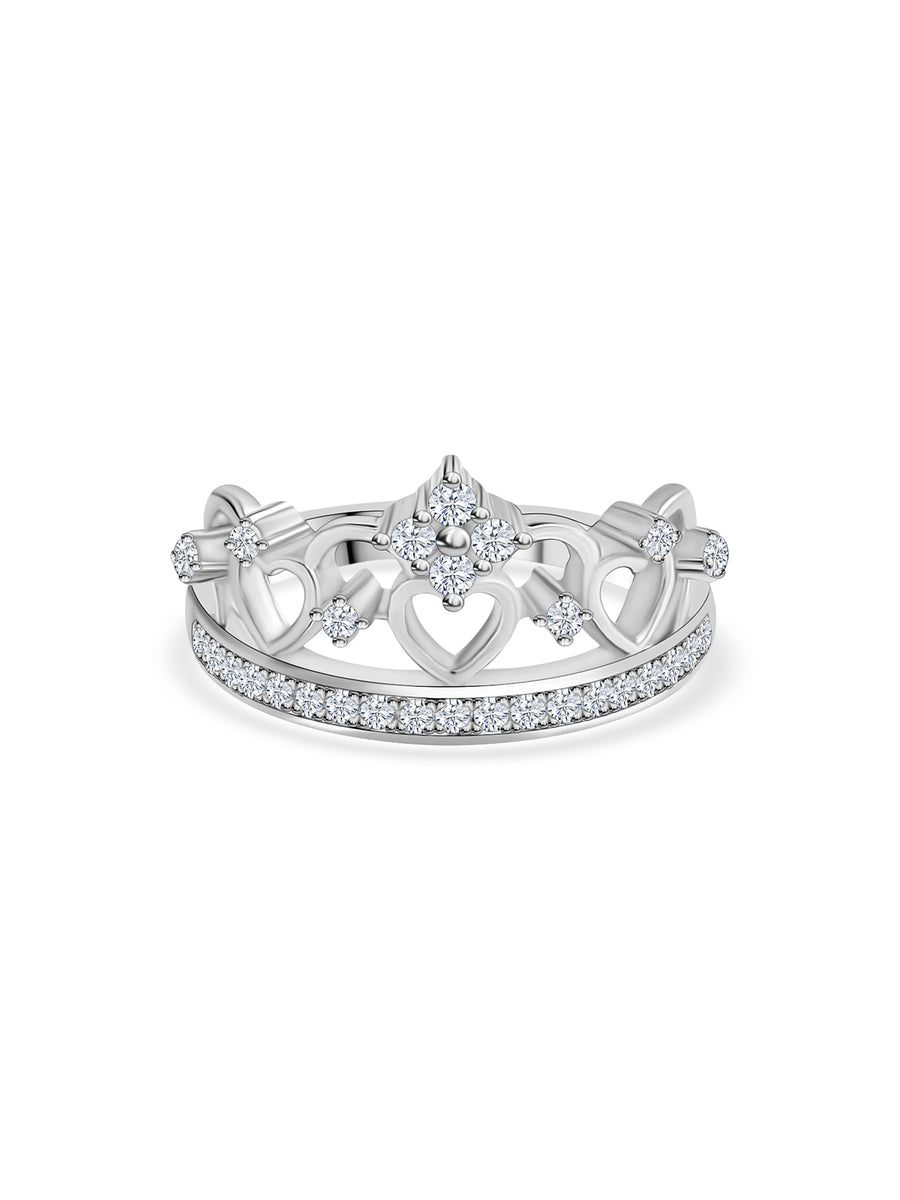 Shop Royal Tiara Crown Ring – Ornate Jewels