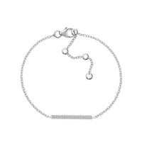 American Diamond Trendy Silver Bracelet For Women