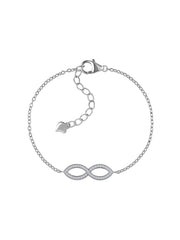 Diamond Look Infinity Bracelet For Women