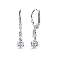 Ornate Jewels Solitaire Dangle Drop Earrings For Women