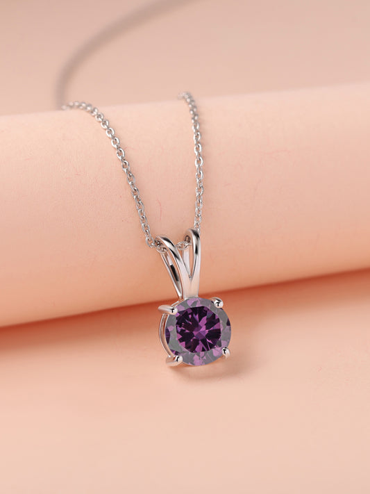 Daily Wear 2 Carat Amethyst Pendant