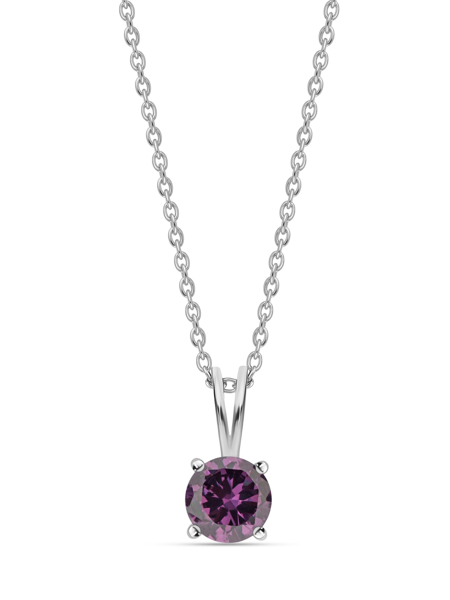 Daily Wear 2 Carat Amethyst CZ Pendant