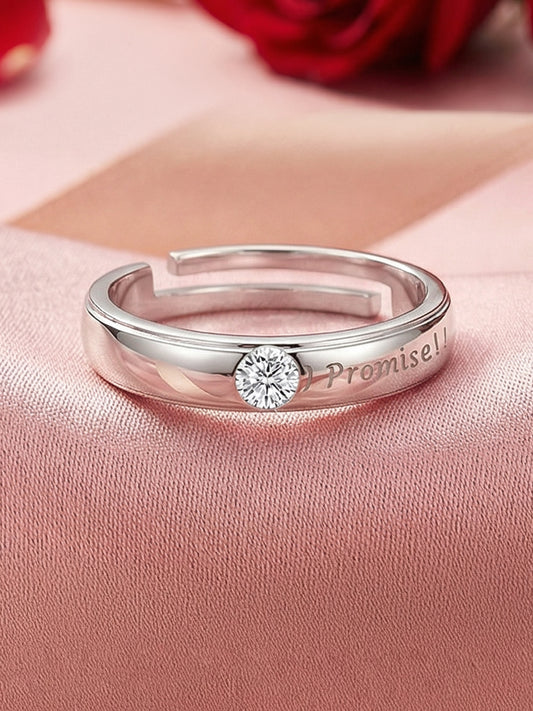 0.2 Carat Adjustable Minimalist Ring For Women