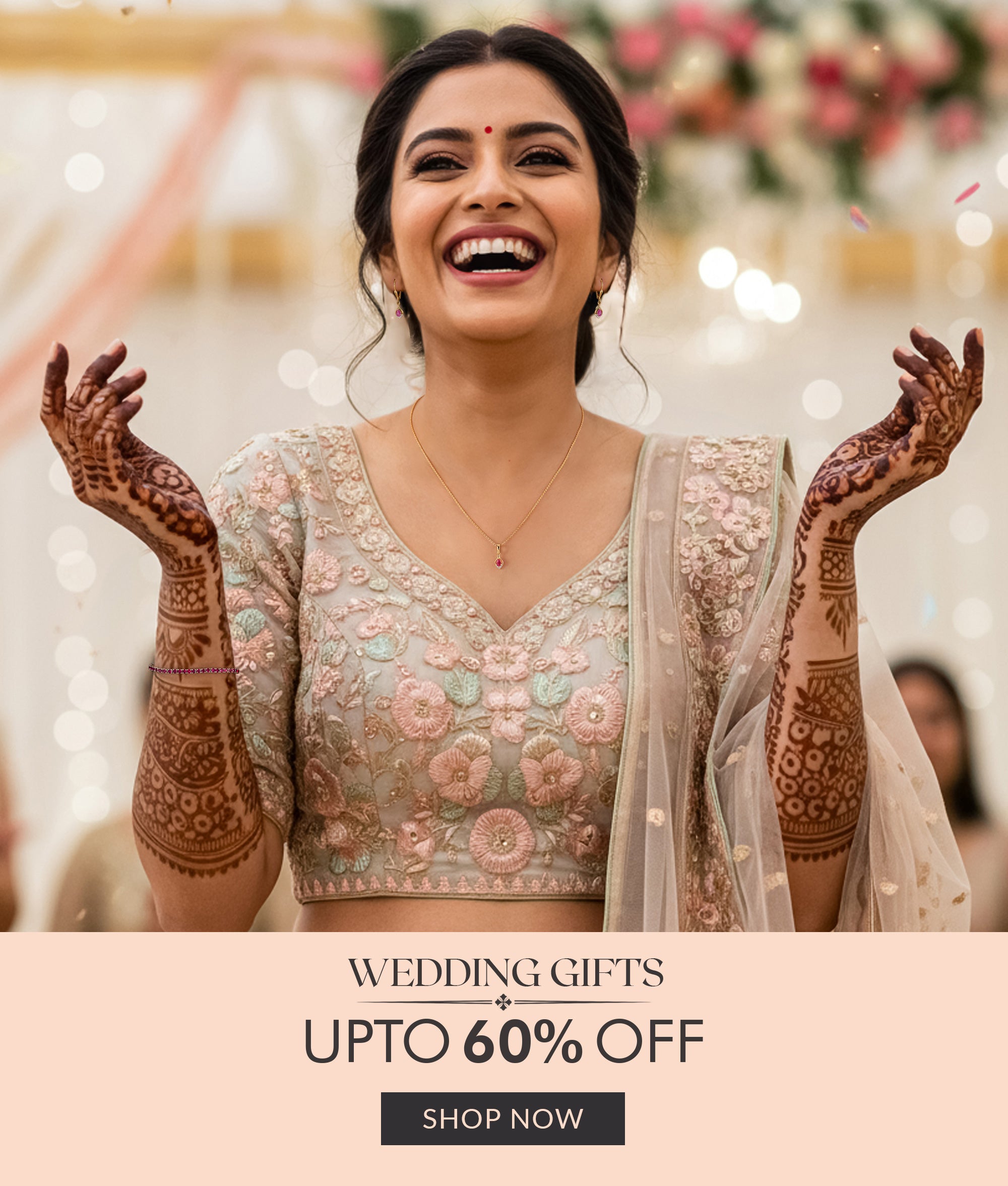 Upto 60% On Wedding jewellery