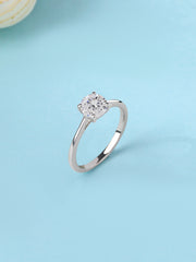 0.75 Carat Love Thy Women Solitaire Ring In 925 Silver