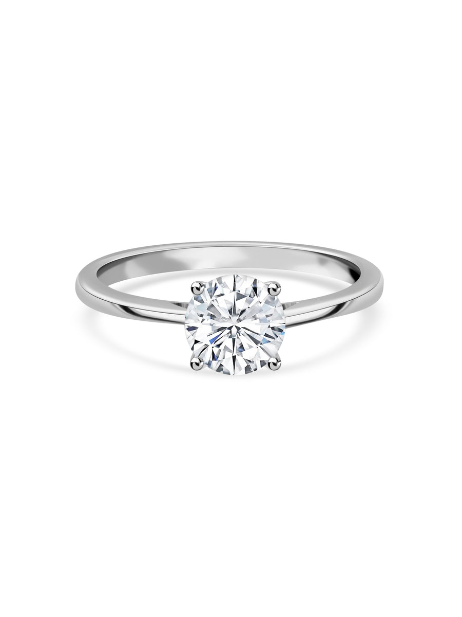 0.75 Carat Love Thy Women Solitaire Ring In 925 Silver