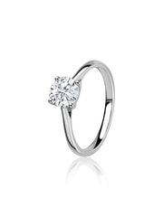 0.75 Carat Love Thy Women Solitaire Ring In 925 Silver