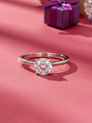 0.75 Carat Love Thy Women Solitaire Ring In 925 Silver