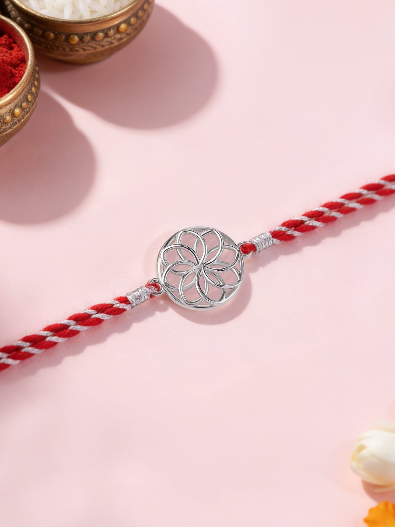 Trendy Silver Rakhi For Brother
