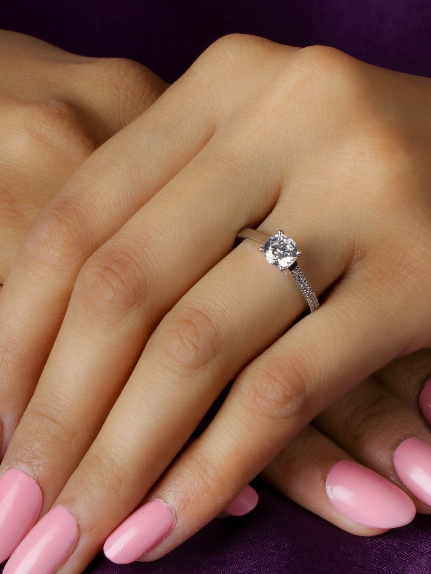 ALIA 0.75 CARAT SOLITAIRE RING AMERICAN DIAMOND-1